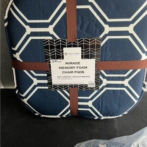 Sweet Home Collection Memory Foam Chair Pads 2pck
